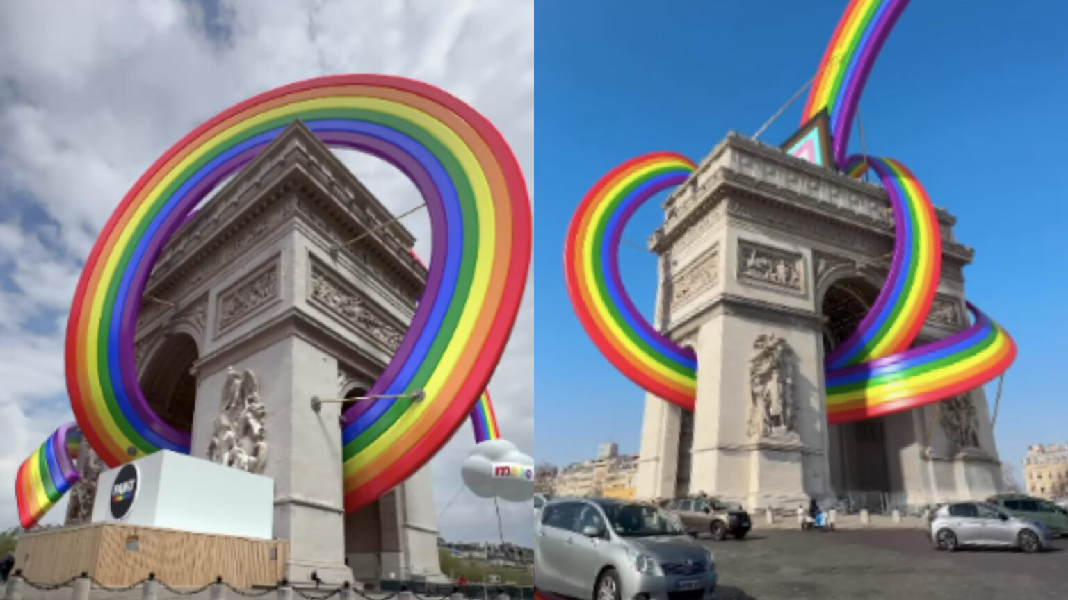 Pride Month Artwork At The Arc De Triomphe Is It True Or Not? PAGEONE